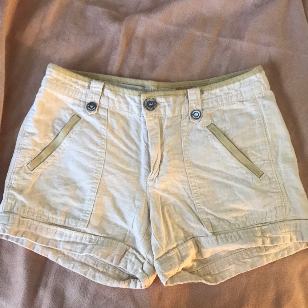 Anthropologie Pilcro Linen Shorts